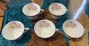 Five PC SET Stetson 22 KT. Gold Filigree CUPS